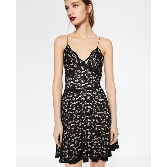 Zara Dresses & Skirts - Zara Romantics Delicate Spaghetti Strap Lace Dress Zara Dresses & Skirts - Zara Romantics Delicate Spaghetti Strap Lace Dress